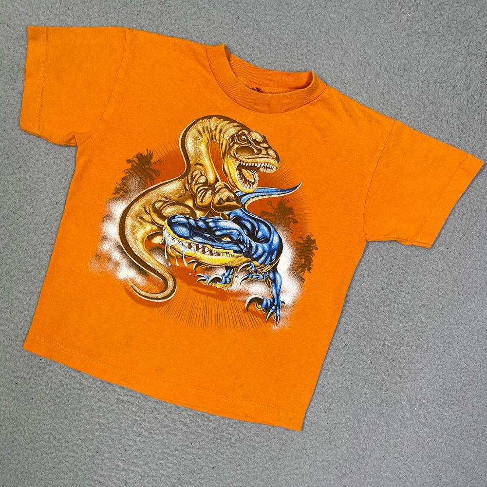 Kids vintage y2k dinosaur alligator T-shirt‎